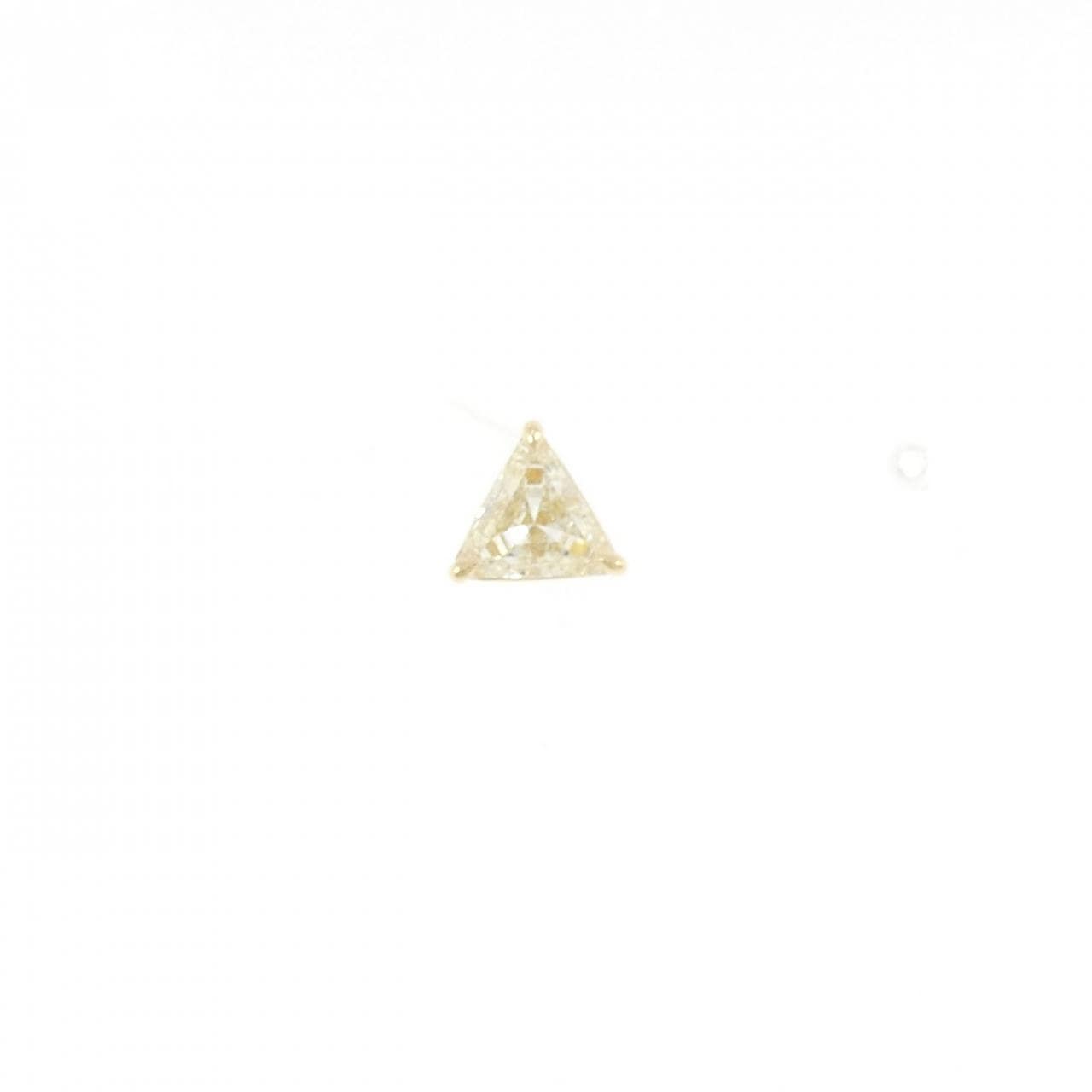 K18YG ダイヤモンド ピアス 0.480CT 片耳