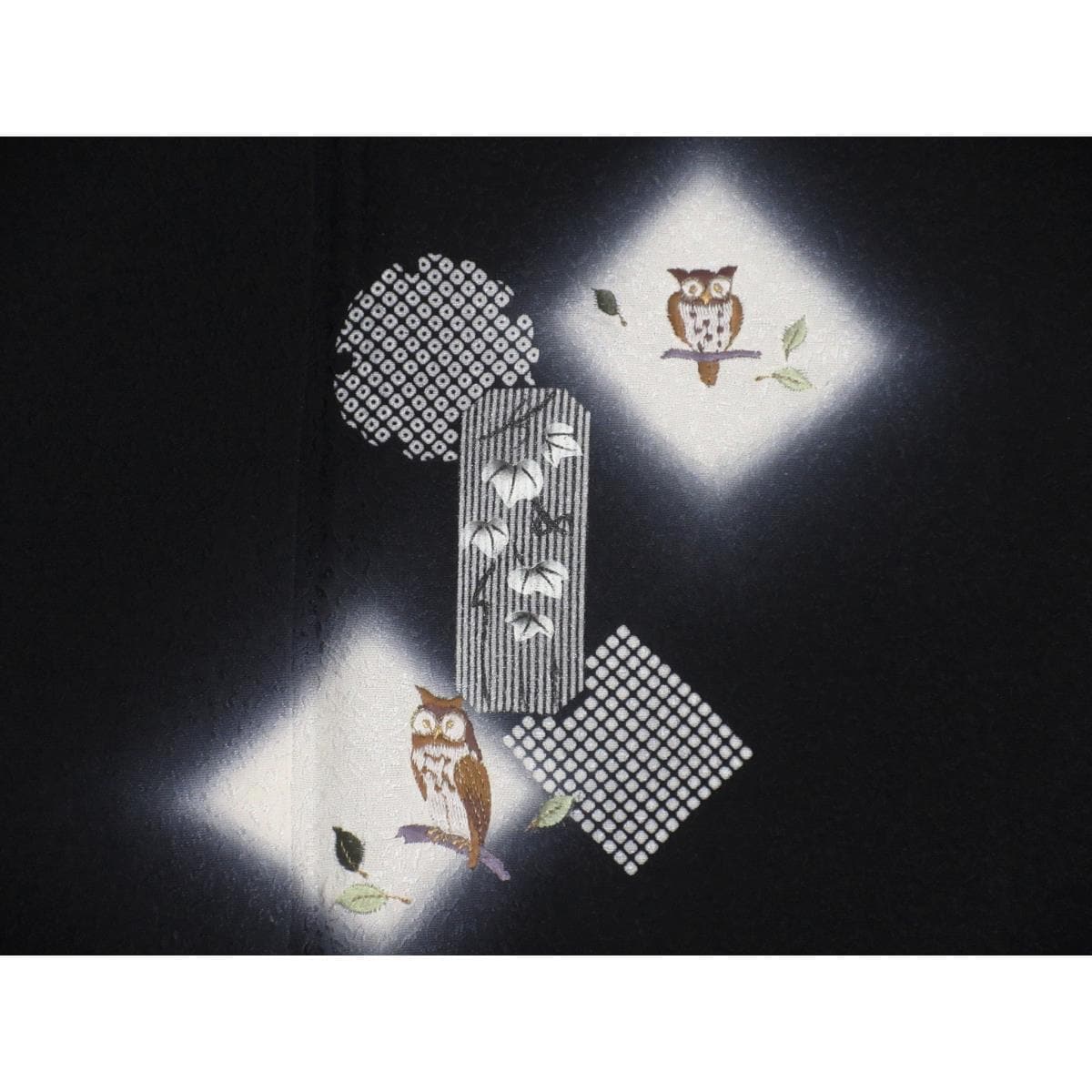 [未使用品] Homongi 和服，附友禪刺繡，寬度 L