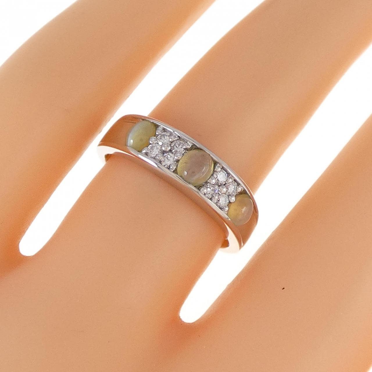 PT クリソベリルキャッツアイ リング 0.78CT