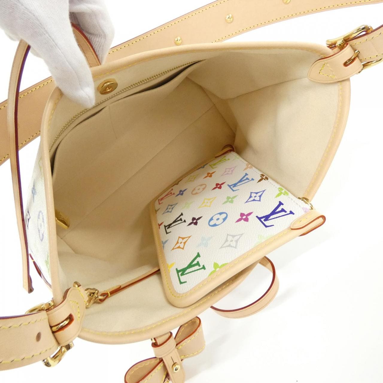 ルイヴィトン マルチカラー(LV X TM) キャリーオール M13661 ショルダーバッグ