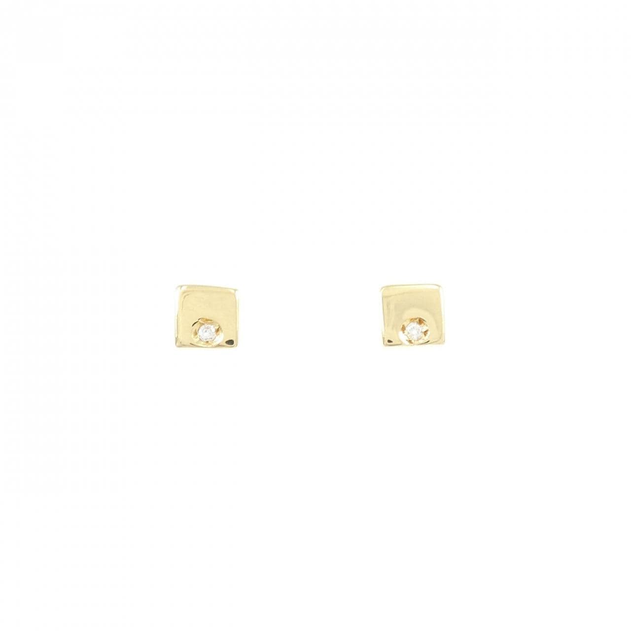 750YG ダイヤモンド ピアス