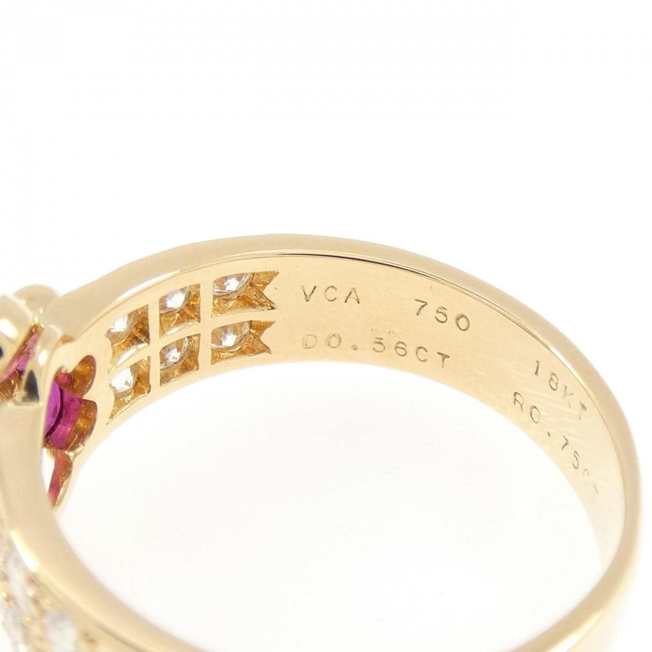 ヴァンクリーフ&アーペル マデール リング 0.75CT