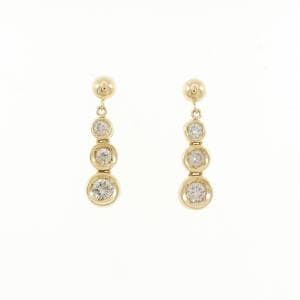 K18YG ダイヤモンド ピアス 0.60CT
