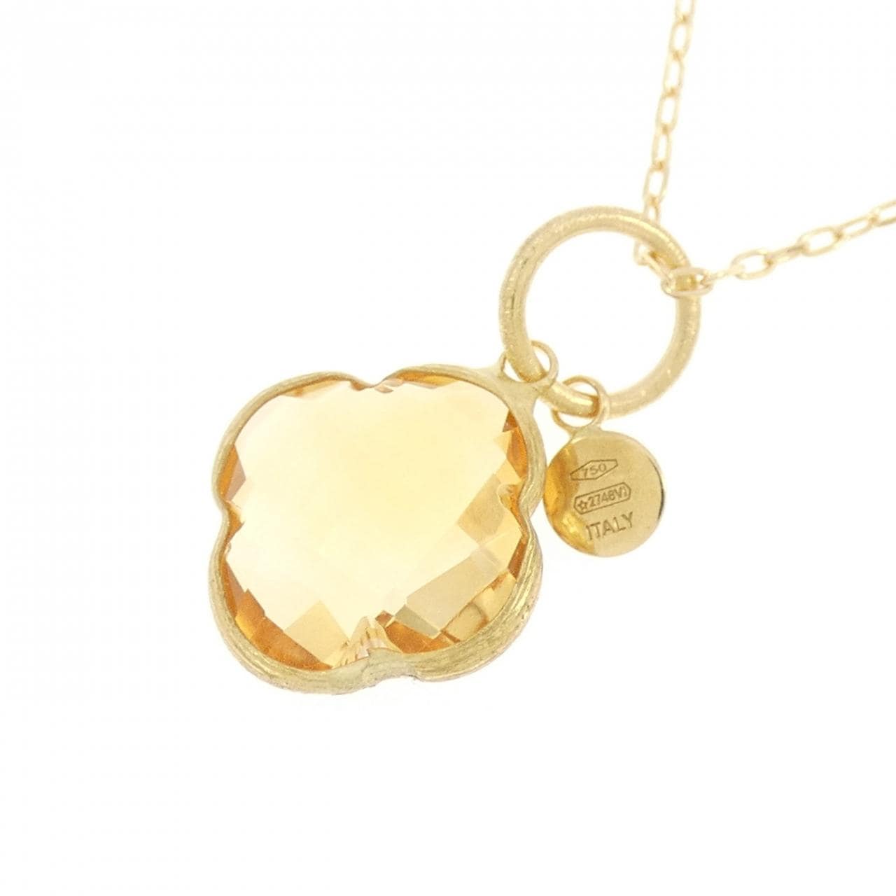 750YG/K18YG Citrine Necklace
