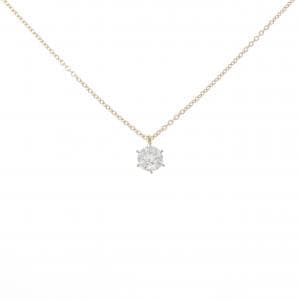 【リメイク】K18YG ダイヤモンド ネックレス 0.307CT H SI1 EXT H＆C