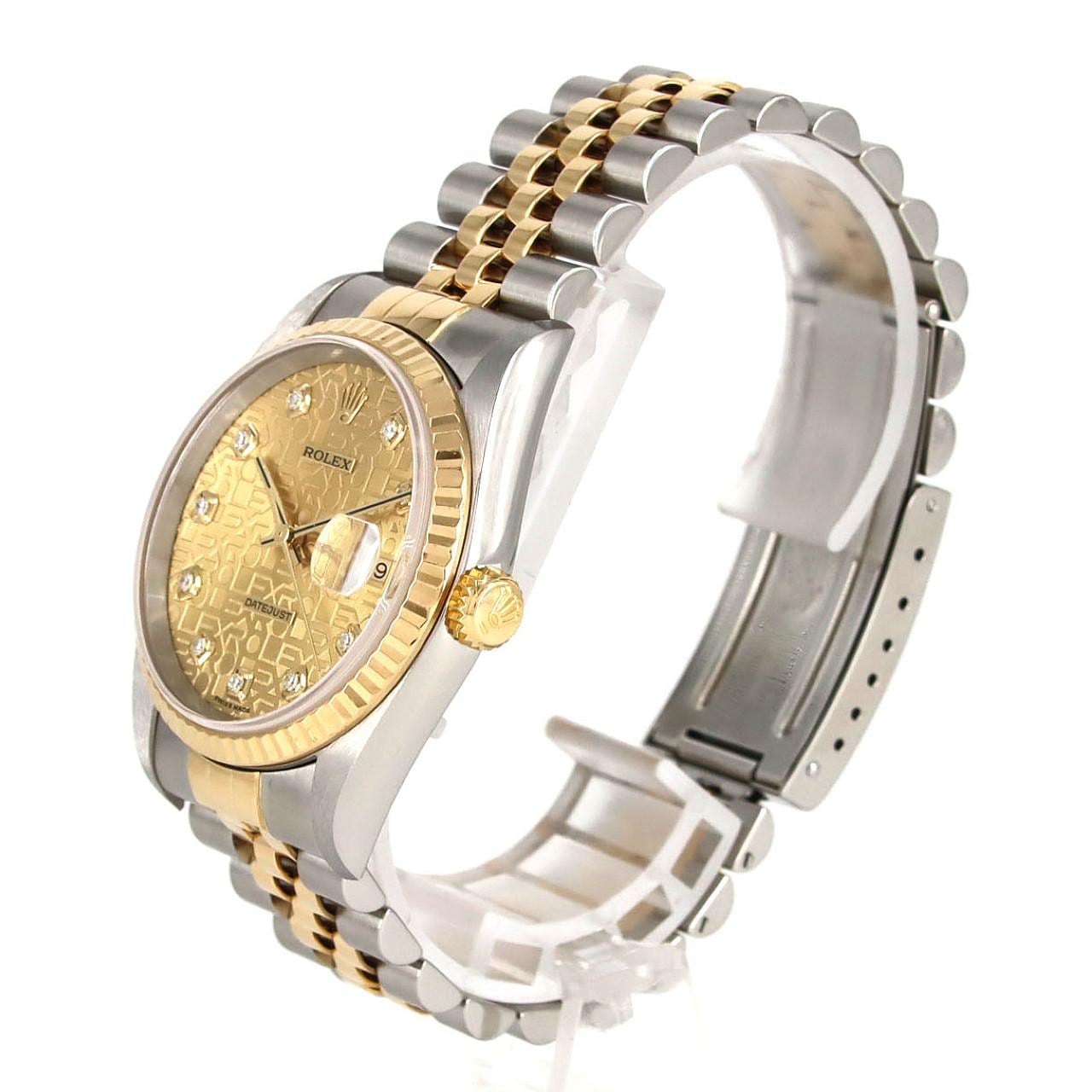 ロレックス デイトジャスト 16233G SSxYG 自動巻 K番