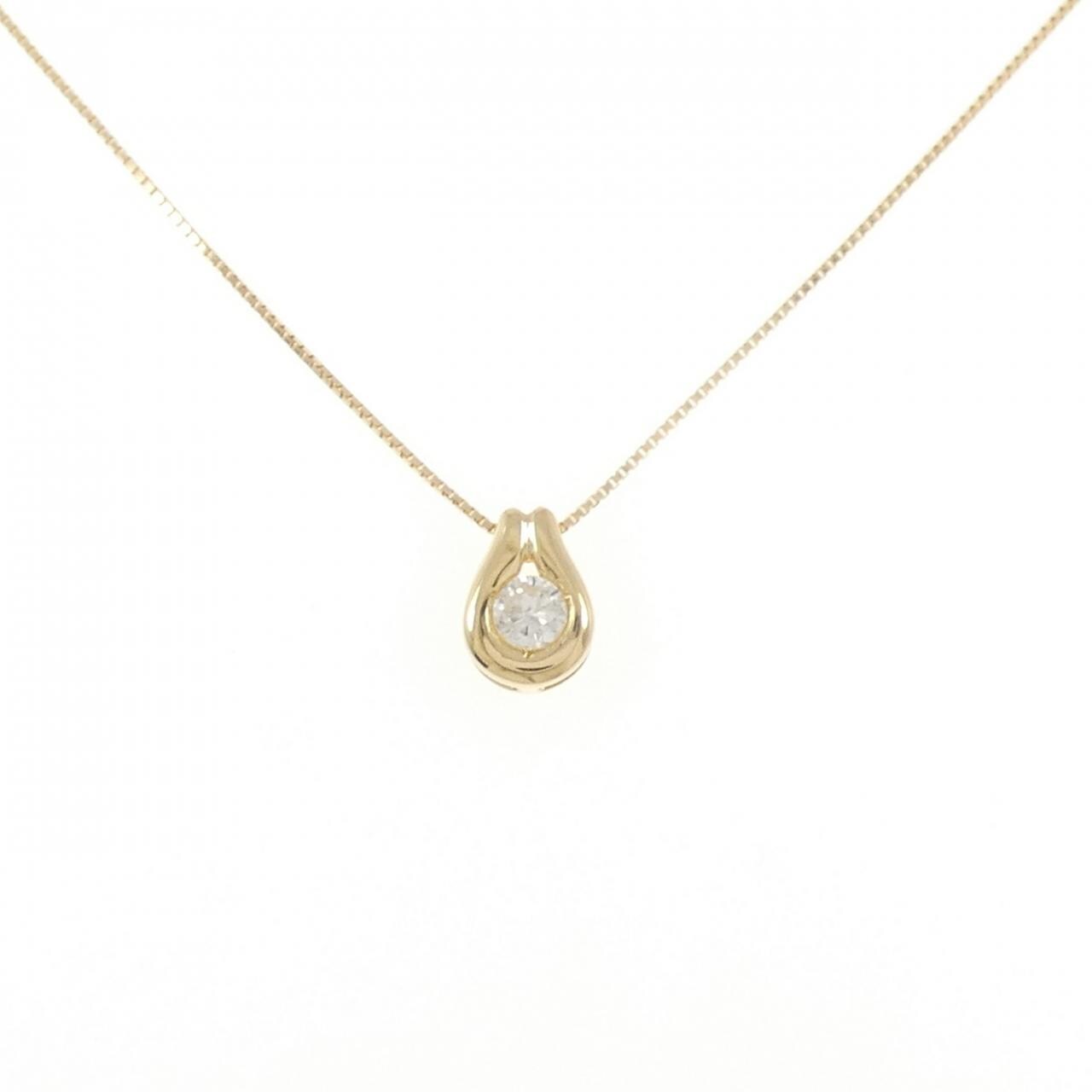 K18YG ダイヤモンド ネックレス 0.26CT