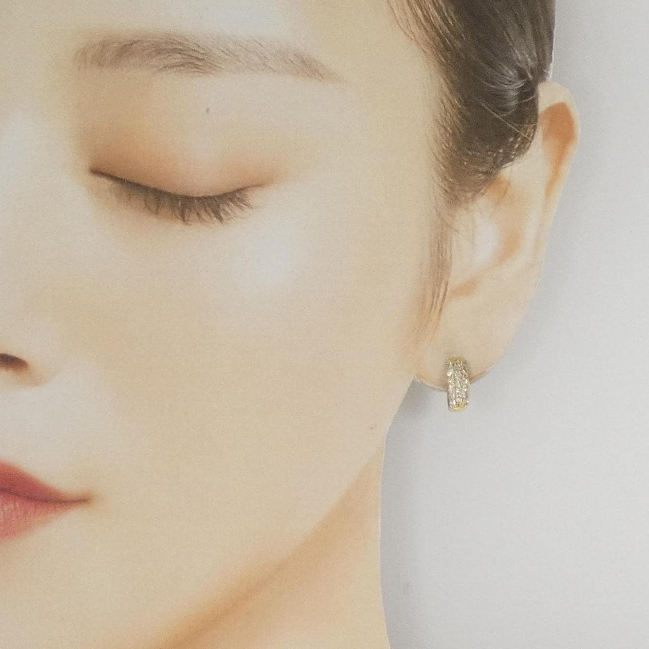 K18YG ダイヤモンド ピアス 0.60CT