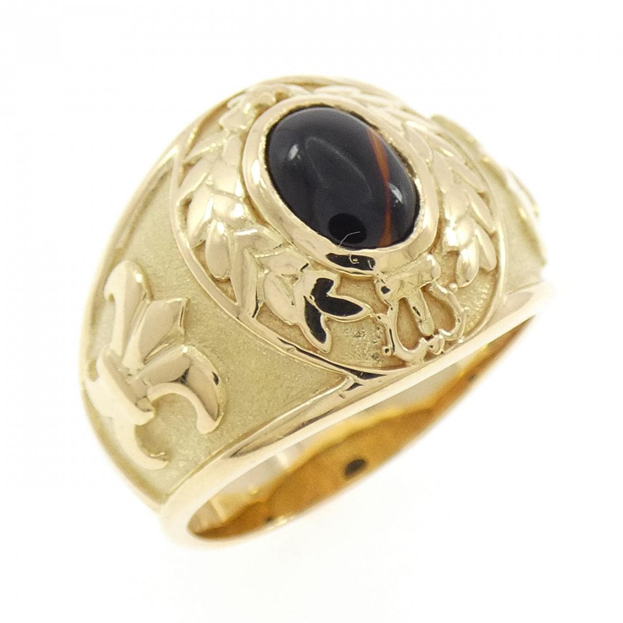 K18YG オニキス リング