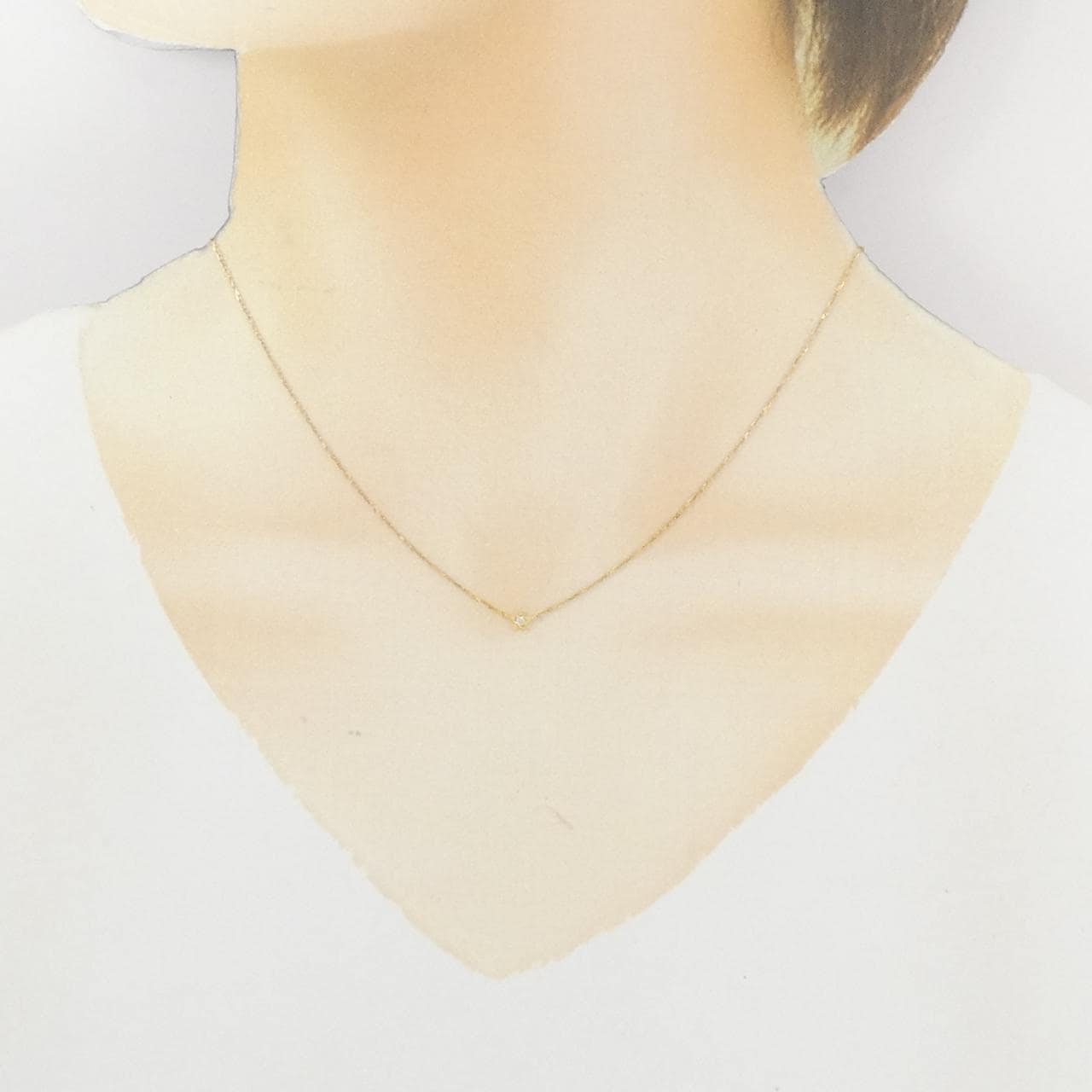 ノジェス ダイヤモンド ネックレス 0.01CT