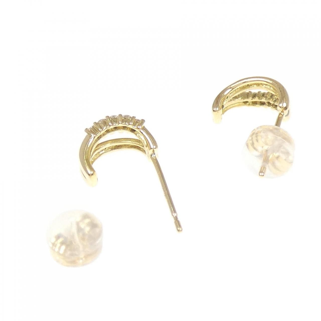 K18YG ダイヤモンド ピアス