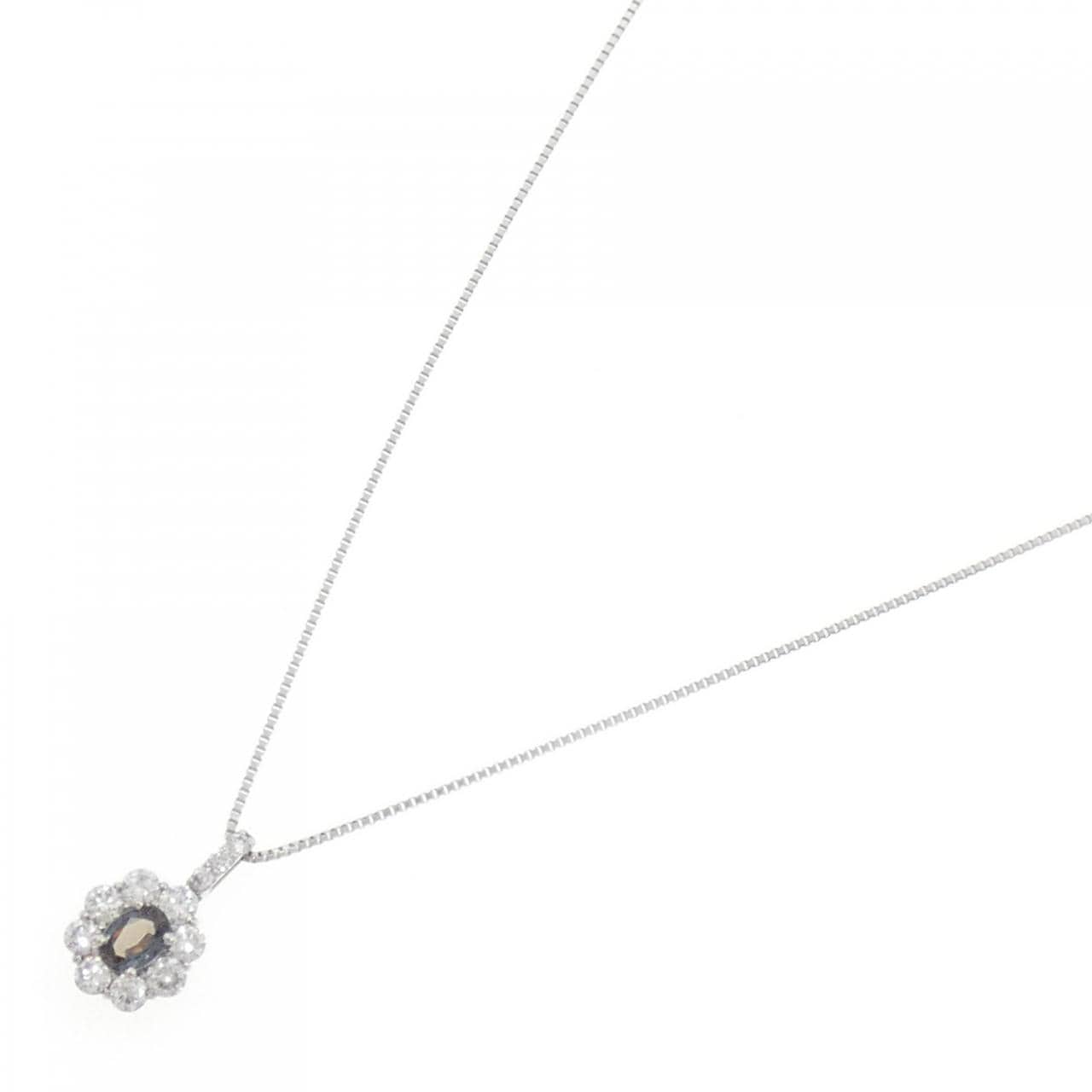 PT900/PT850 Alexandrite Necklace 0.22CT