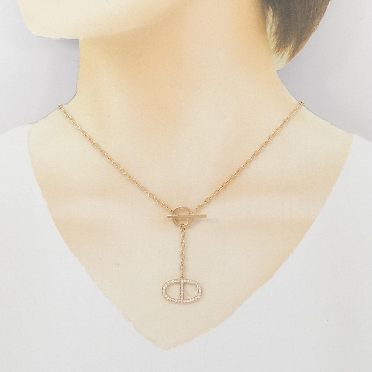 エルメス シェーヌダンクル コントゥール ネックレス