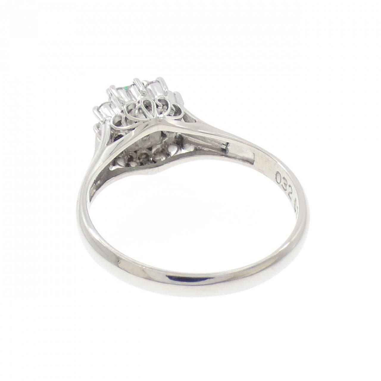 PT900 エメラルド リング 0.32CT