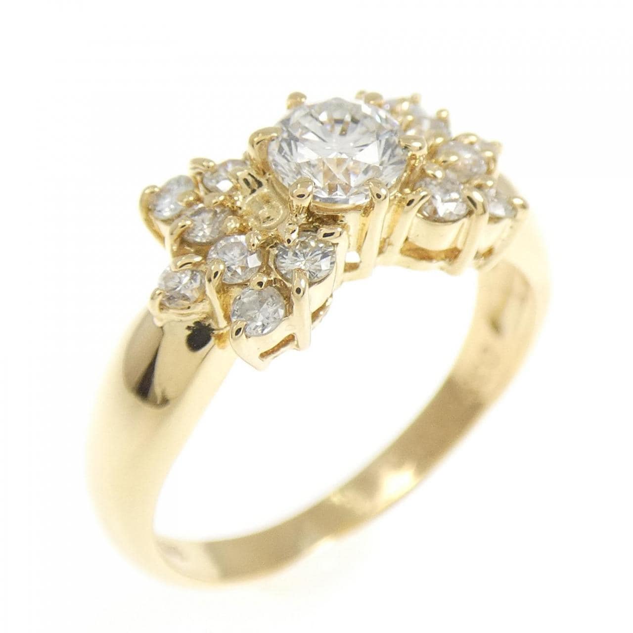 K18YG ダイヤモンド リング 0.33CT
