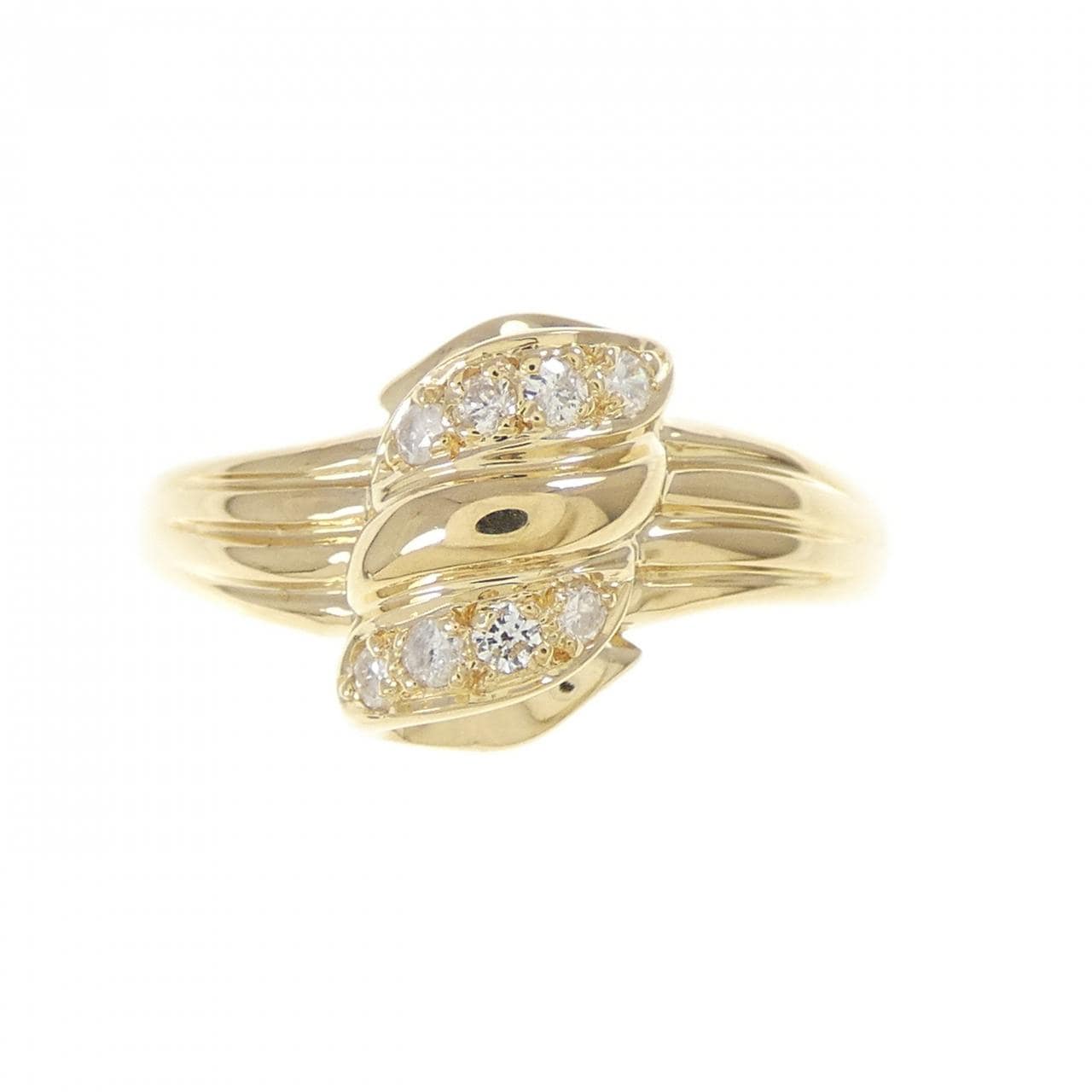 K18YG ダイヤモンド リング 0.11CT