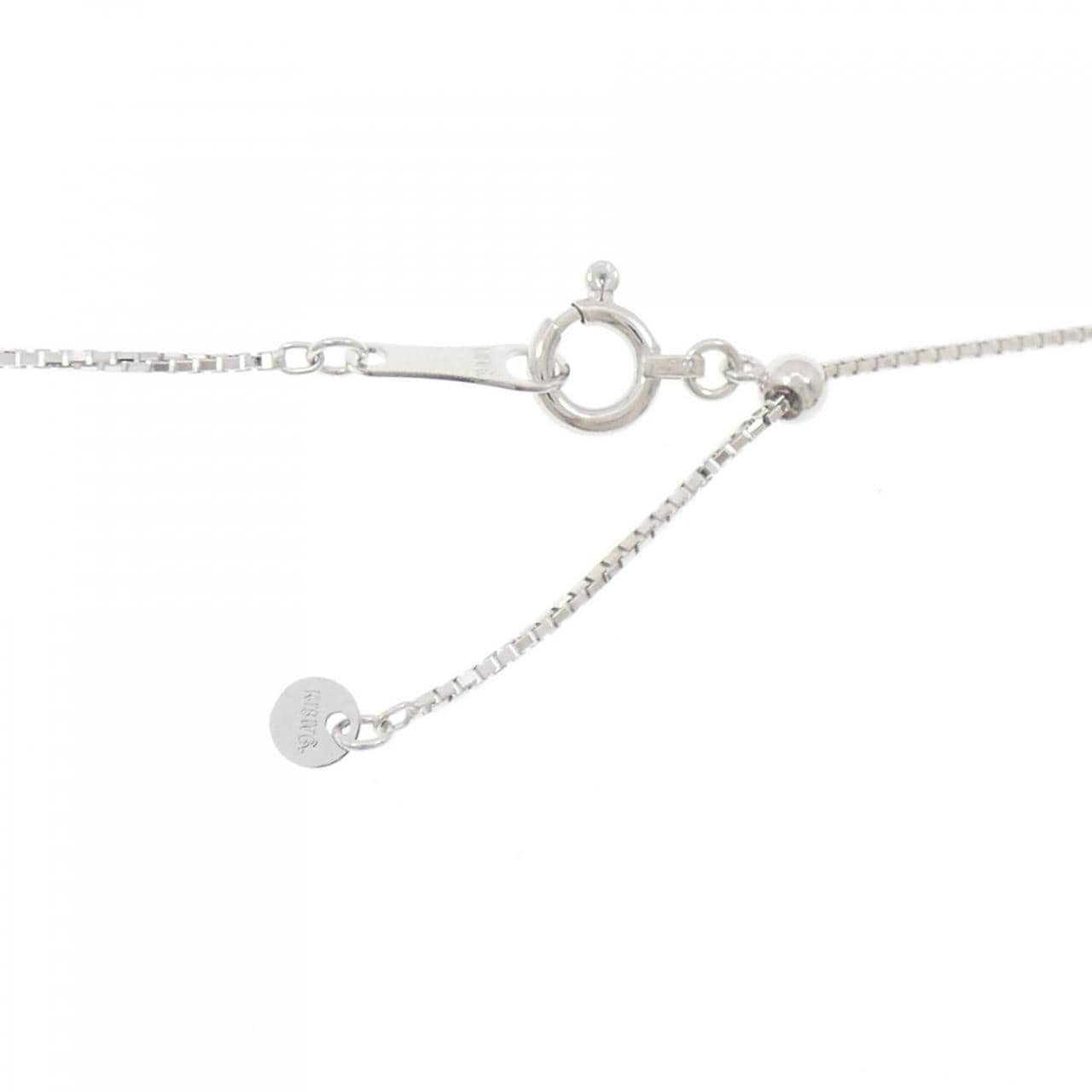 PT900/K18WG ダイヤモンド ネックレス 0.624CT
