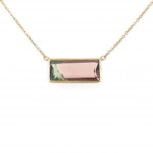 【新品】K18YG トルマリン ネックレス