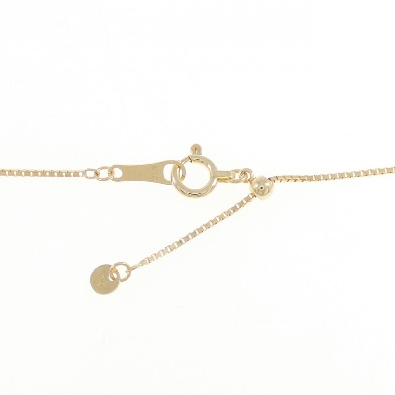 K18YG タートル ダイヤモンド ネックレス 0.24CT