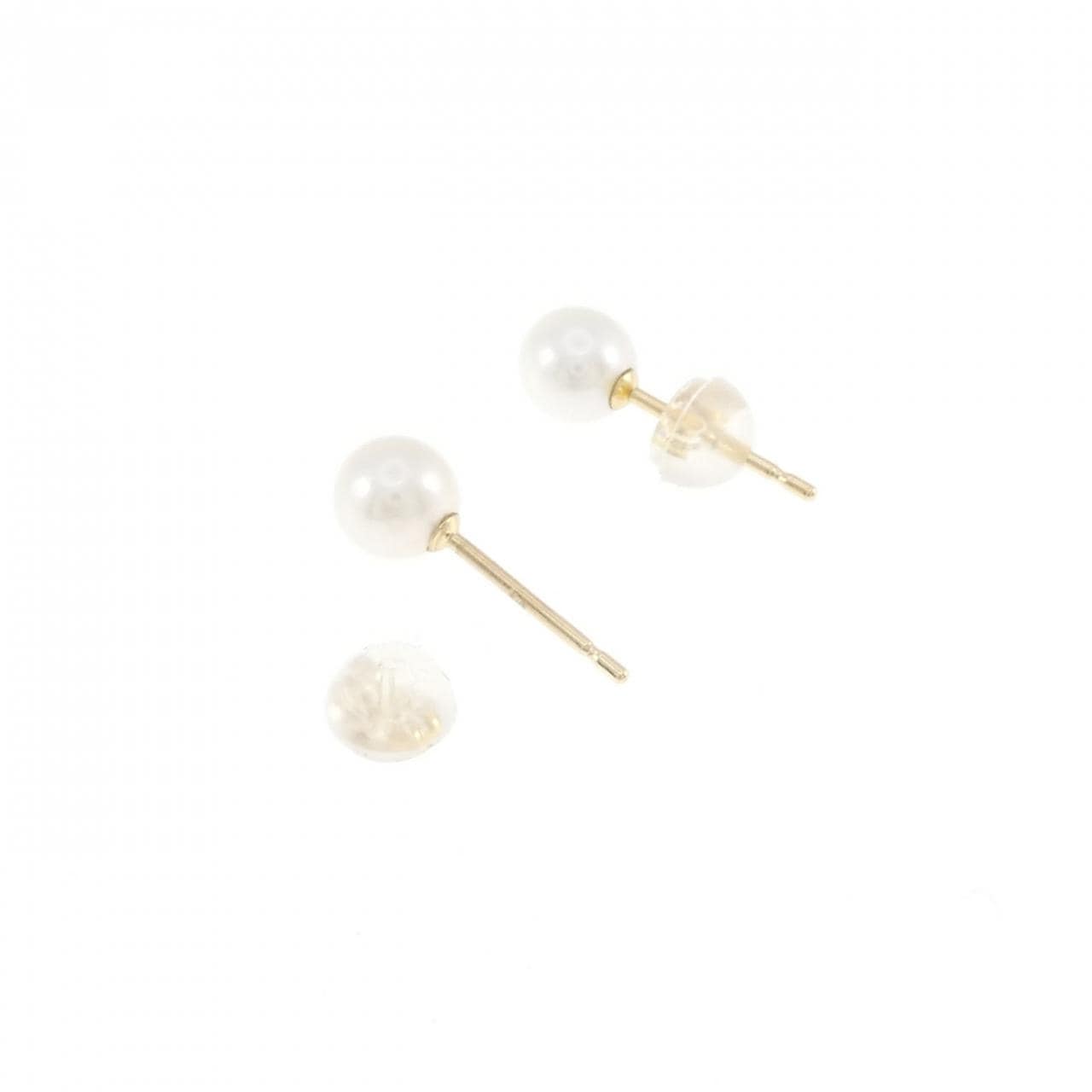 K18YG アコヤパール ピアス 5.3mm