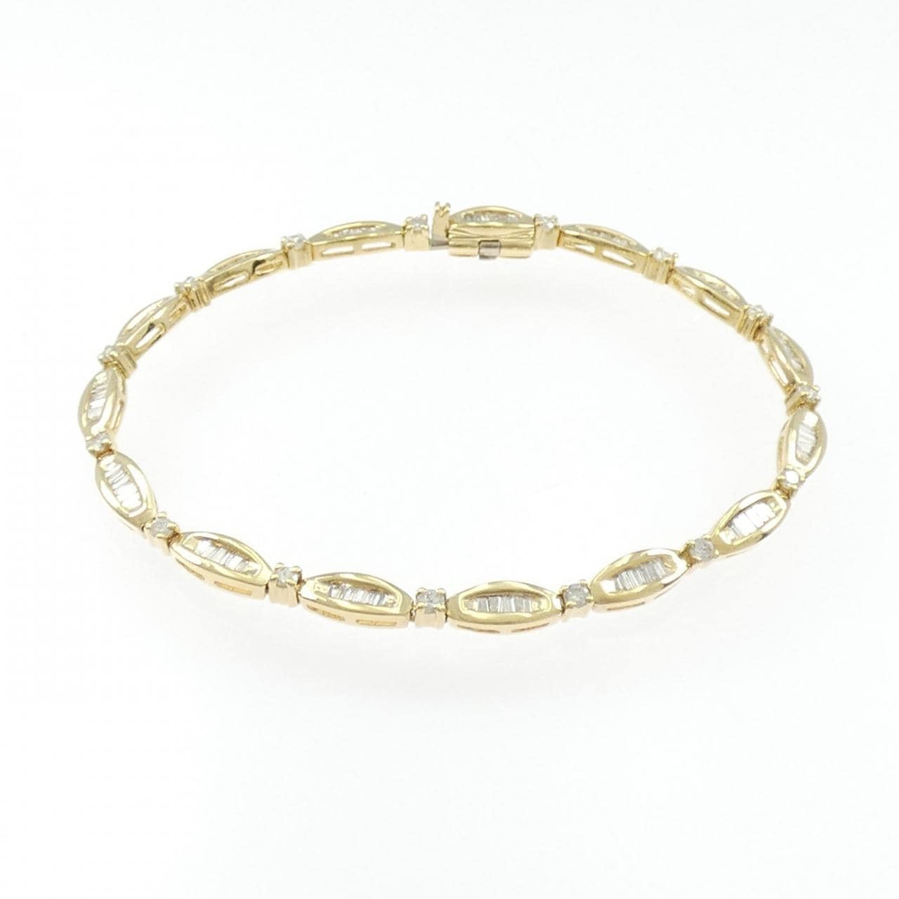 K18YG ダイヤモンド ブレスレット 1.60CT