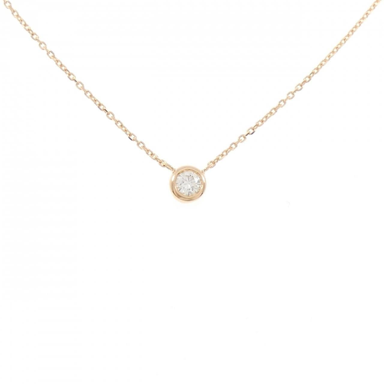 K18PG ダイヤモンド ネックレス 0.203CT