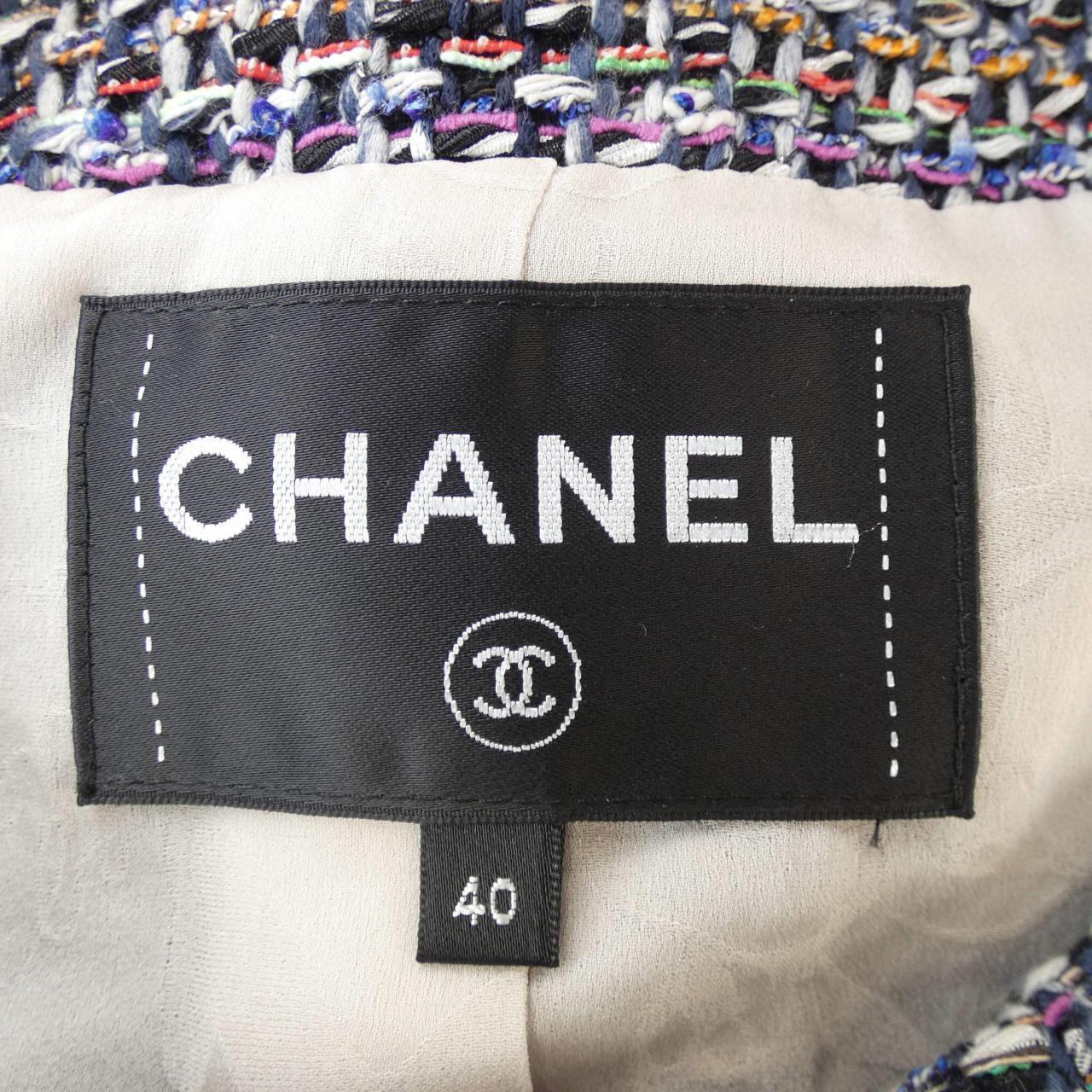 シャネル CHANEL ノーカラージャケット