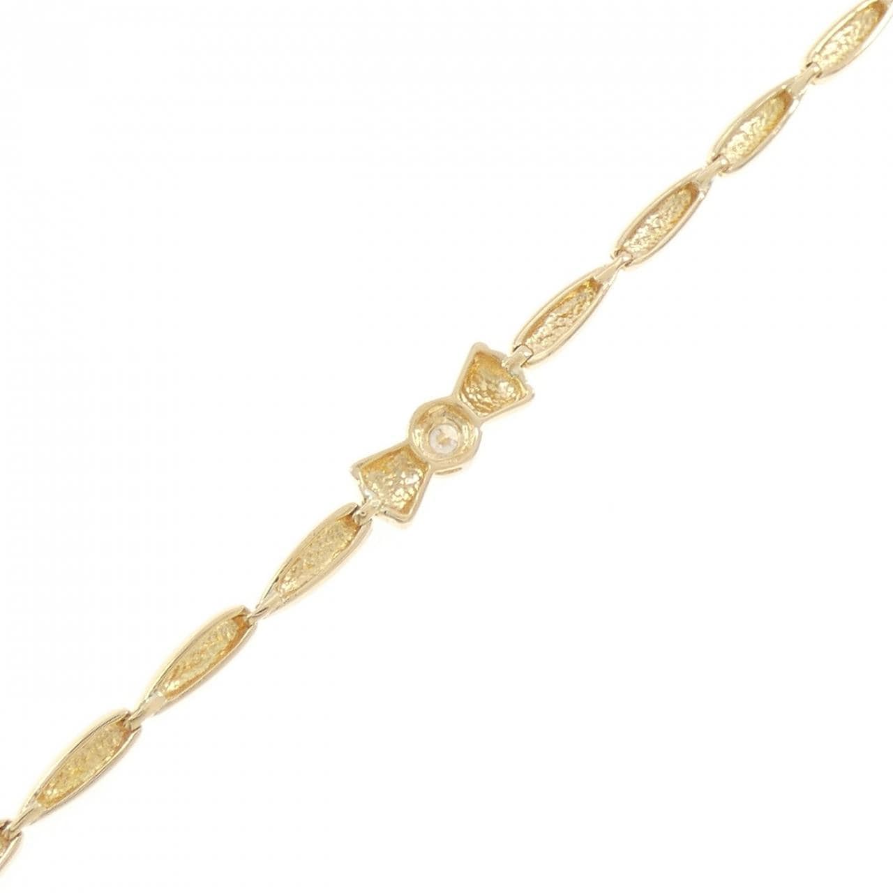 K18YG ダイヤモンド ブレスレット 0.07CT