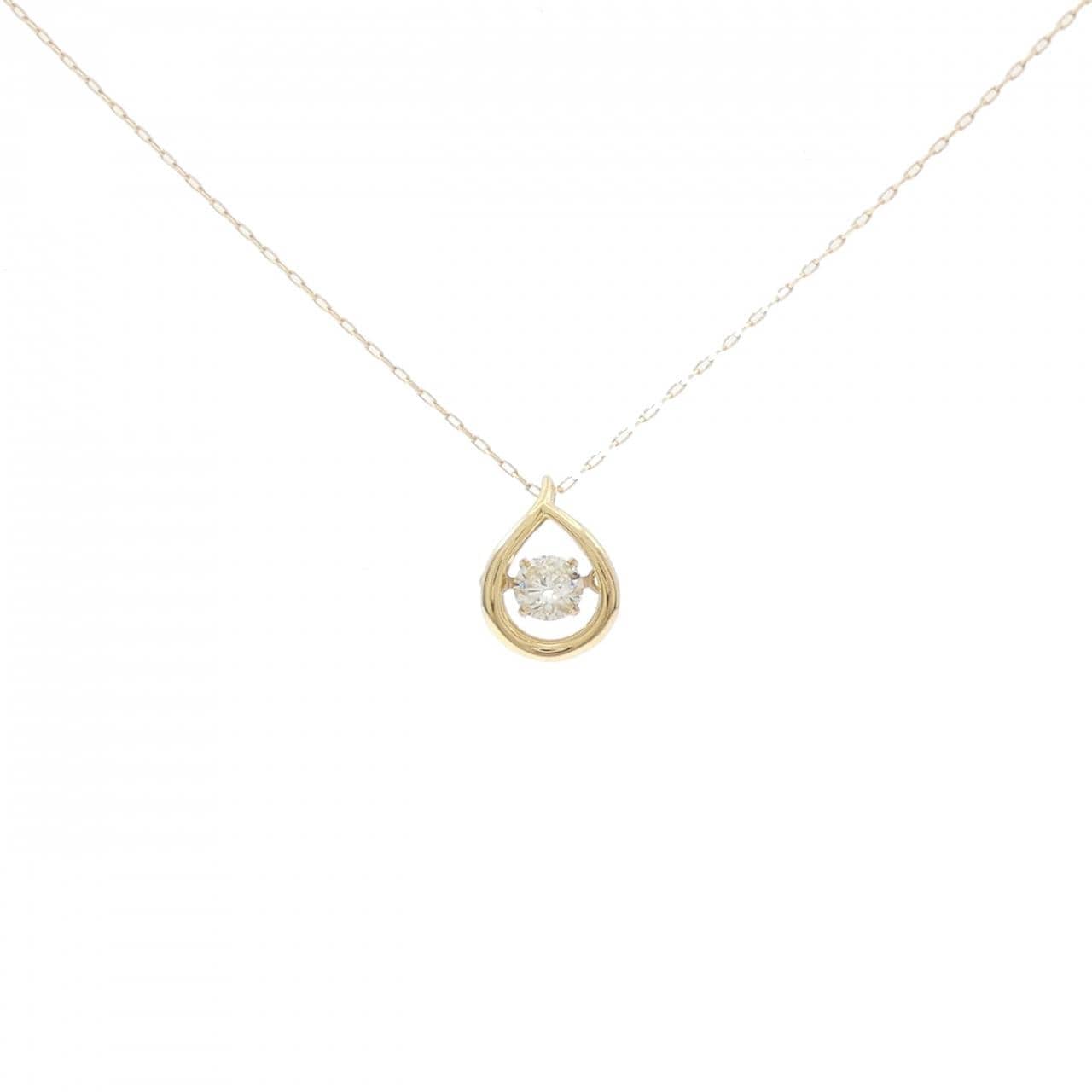 【新品】K18YG ダイヤモンド ネックレス 0.20CT