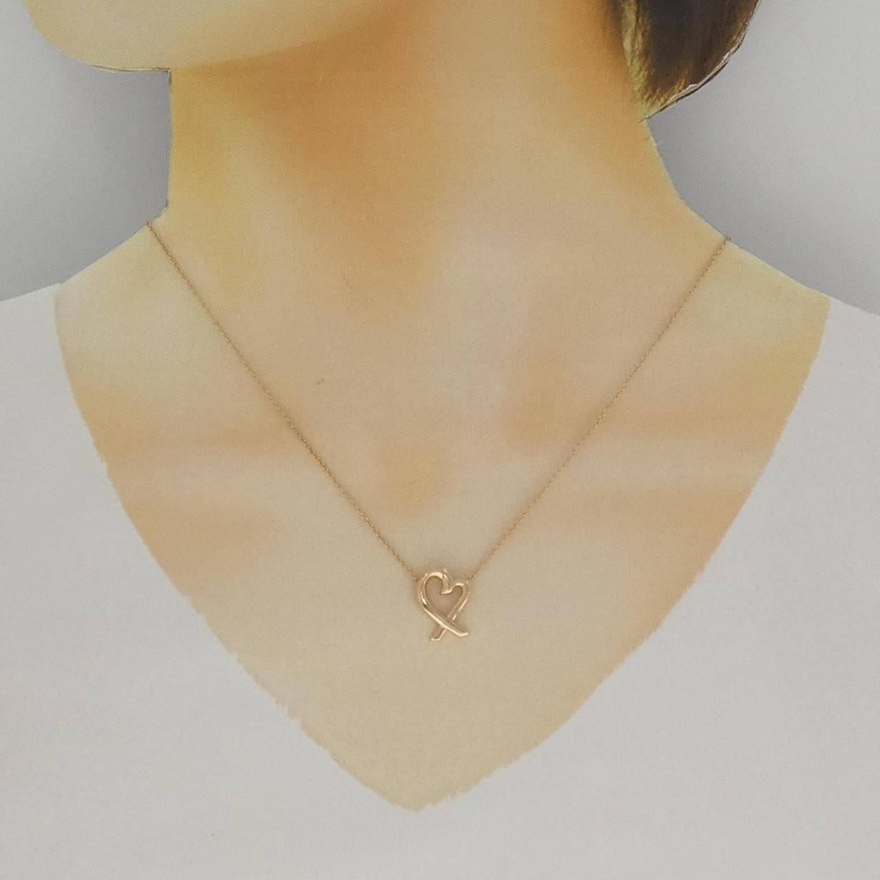 ティファニー ラビングハート ネックレス