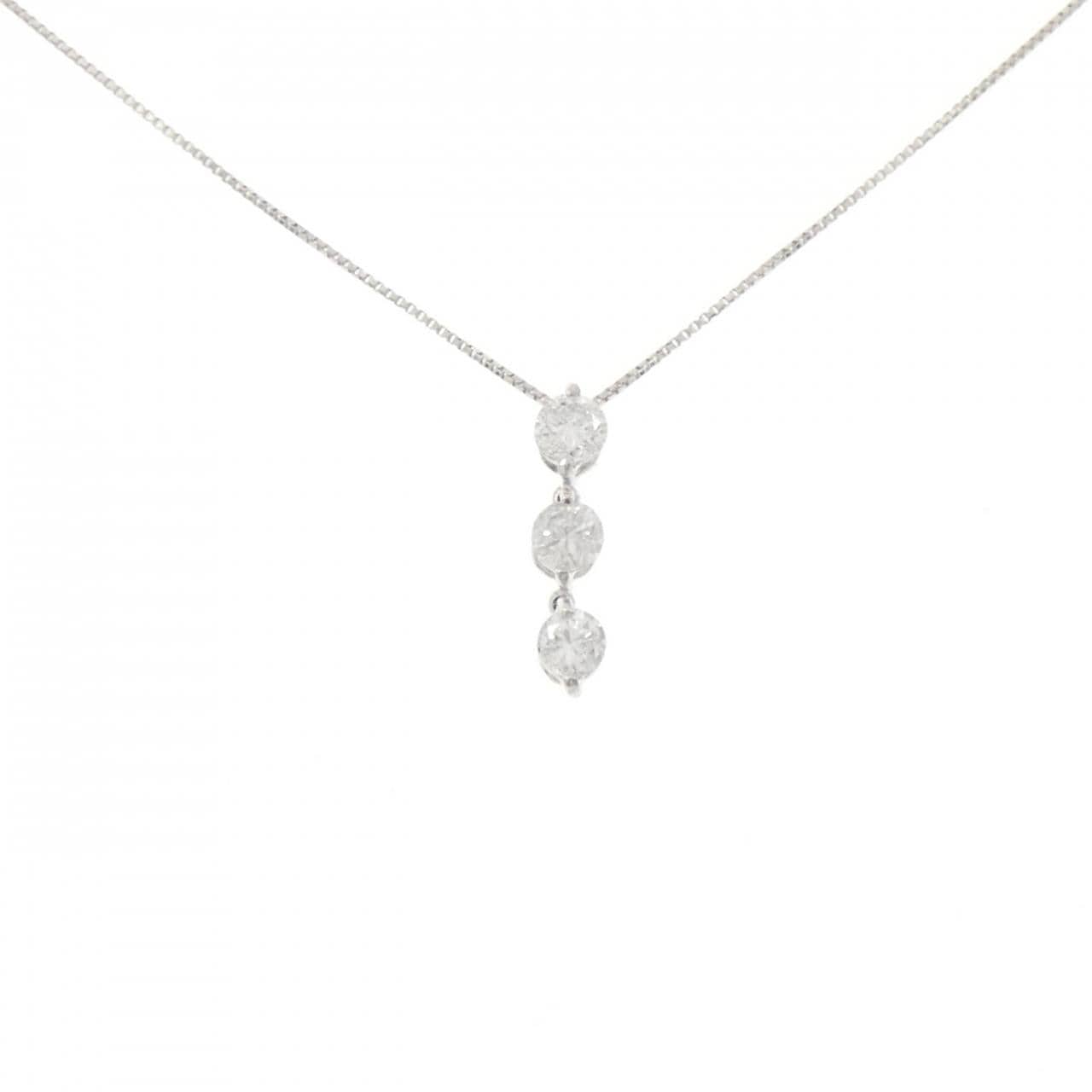 PT900/PT850 ダイヤモンド ネックレス 0.50CT