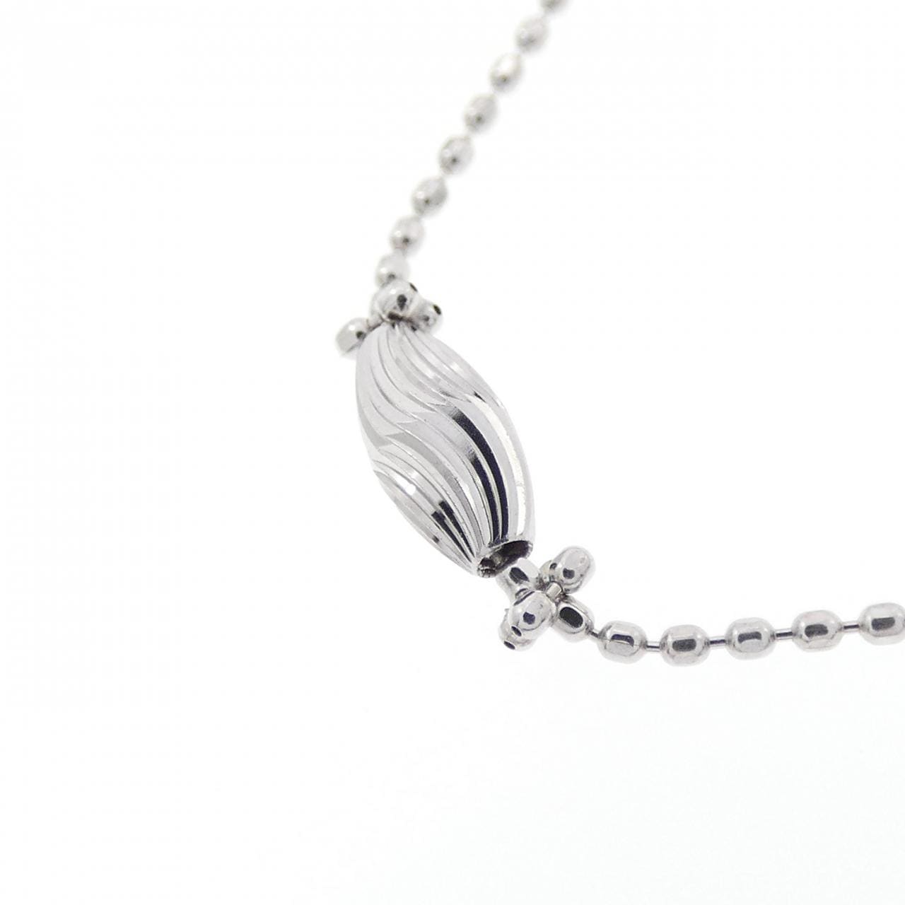 K18WG ダイヤモンド ネックレス 1.5CT