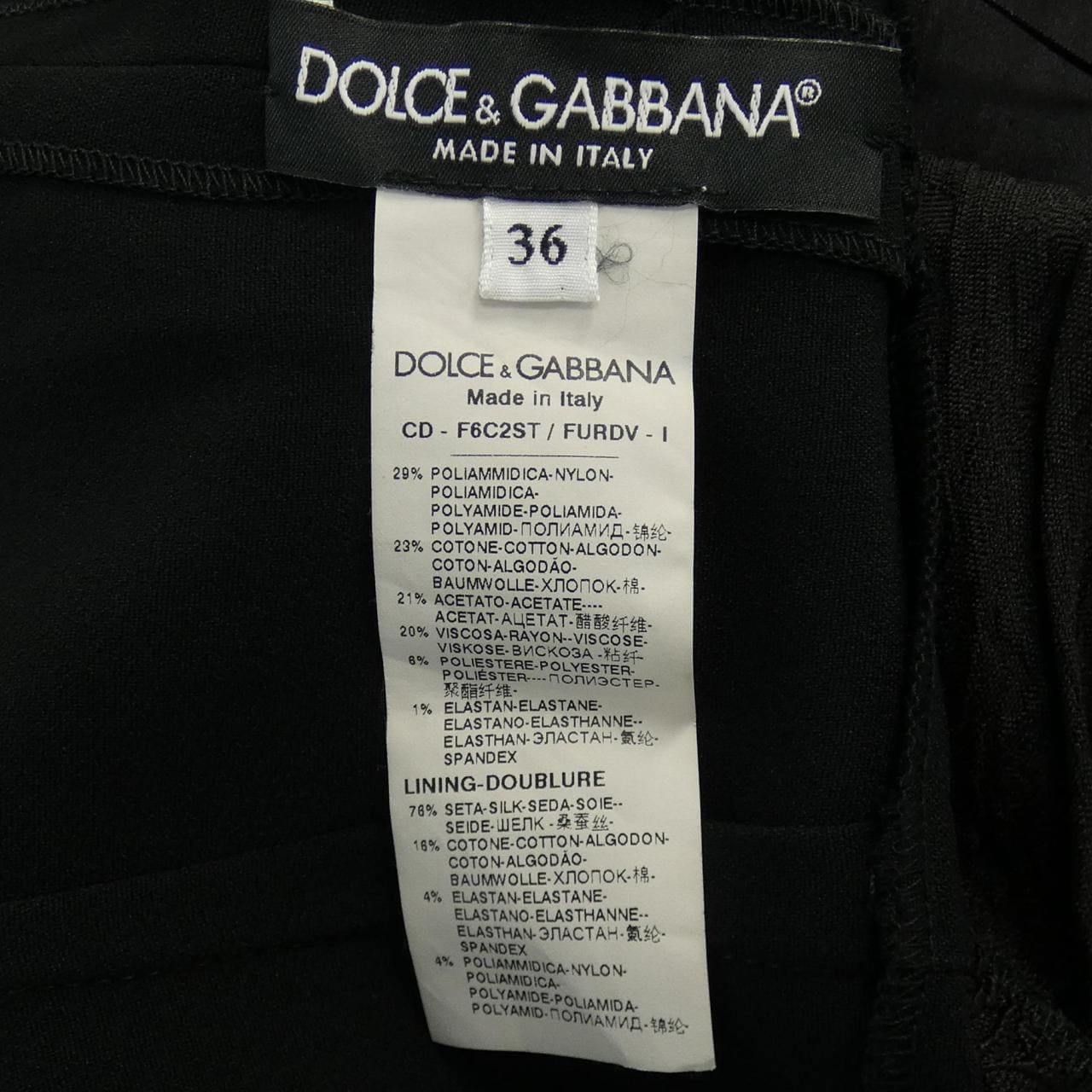 ドルチェアンドガッバーナ DOLCE&GABBANA ワンピース