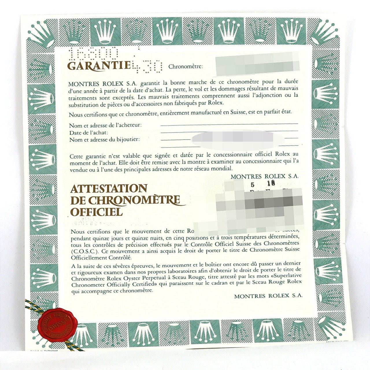 ロレックス サブマリーナーデイト 16800 SS 自動巻