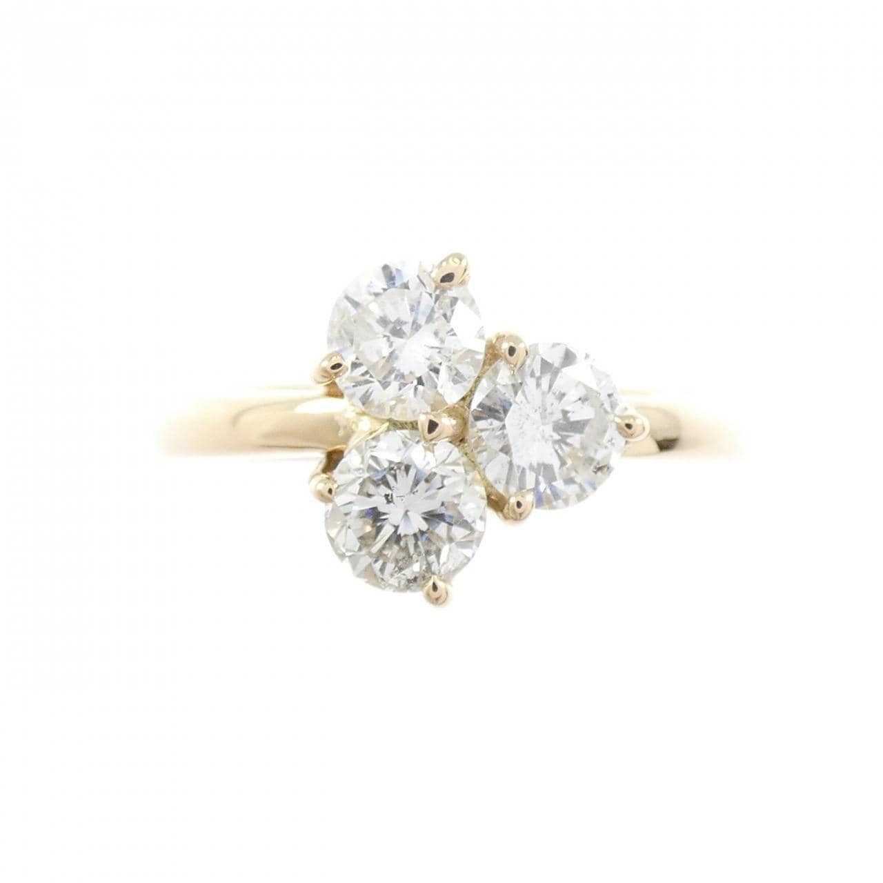 K18YG ダイヤモンド リング 1.03CT