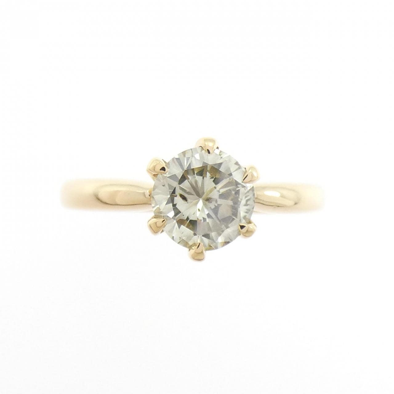 K18YG ダイヤモンド リング 1.156CT