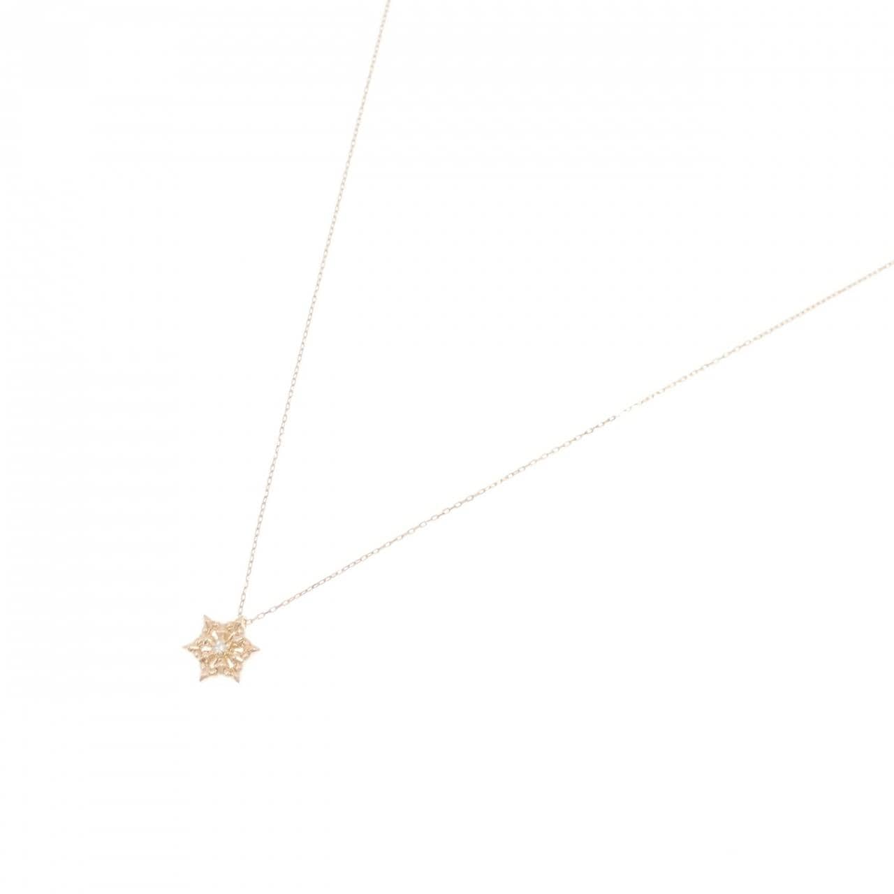 K10PG ダイヤモンド ネックレス 0.01CT