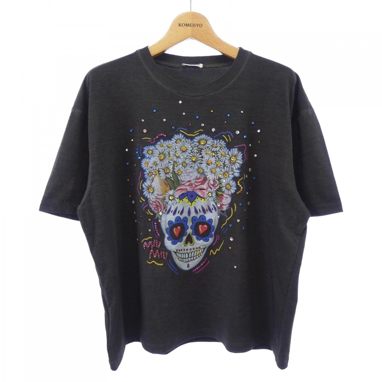 ミュウミュウ MIU MIU MJN196 1WNO Tシャツ