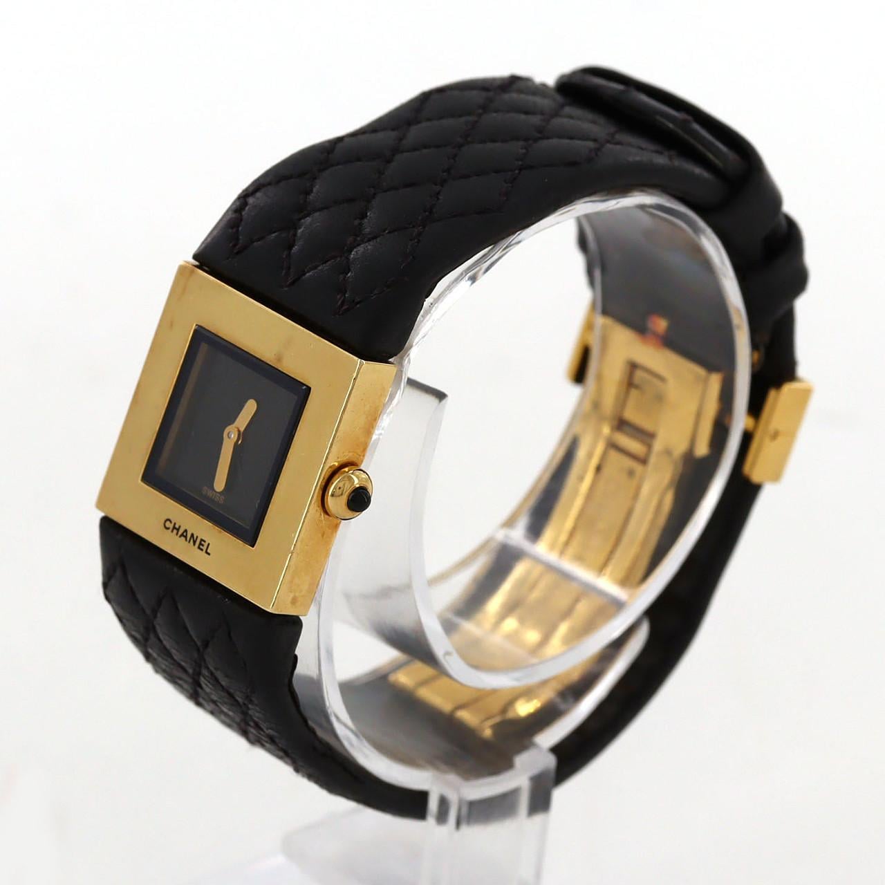 【ノーメンテナンス還元価格】シャネル マトラッセ YG H0109 YG クォーツ