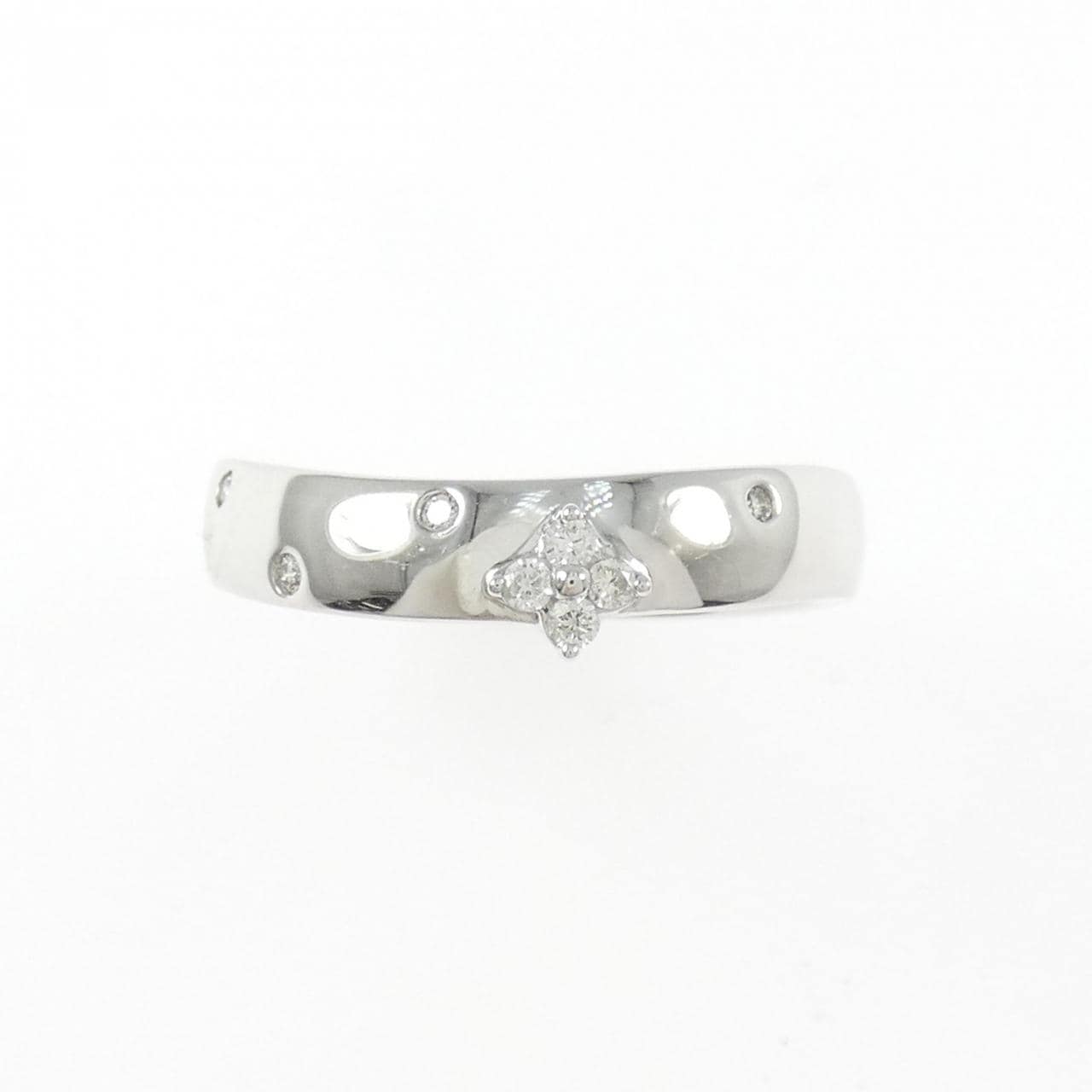 K18WG ダイヤモンド リング