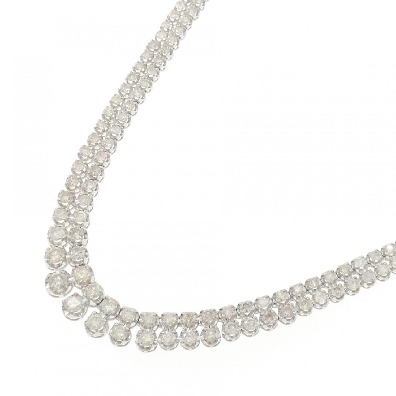 PT850 ダイヤモンド ネックレス 10.00CT