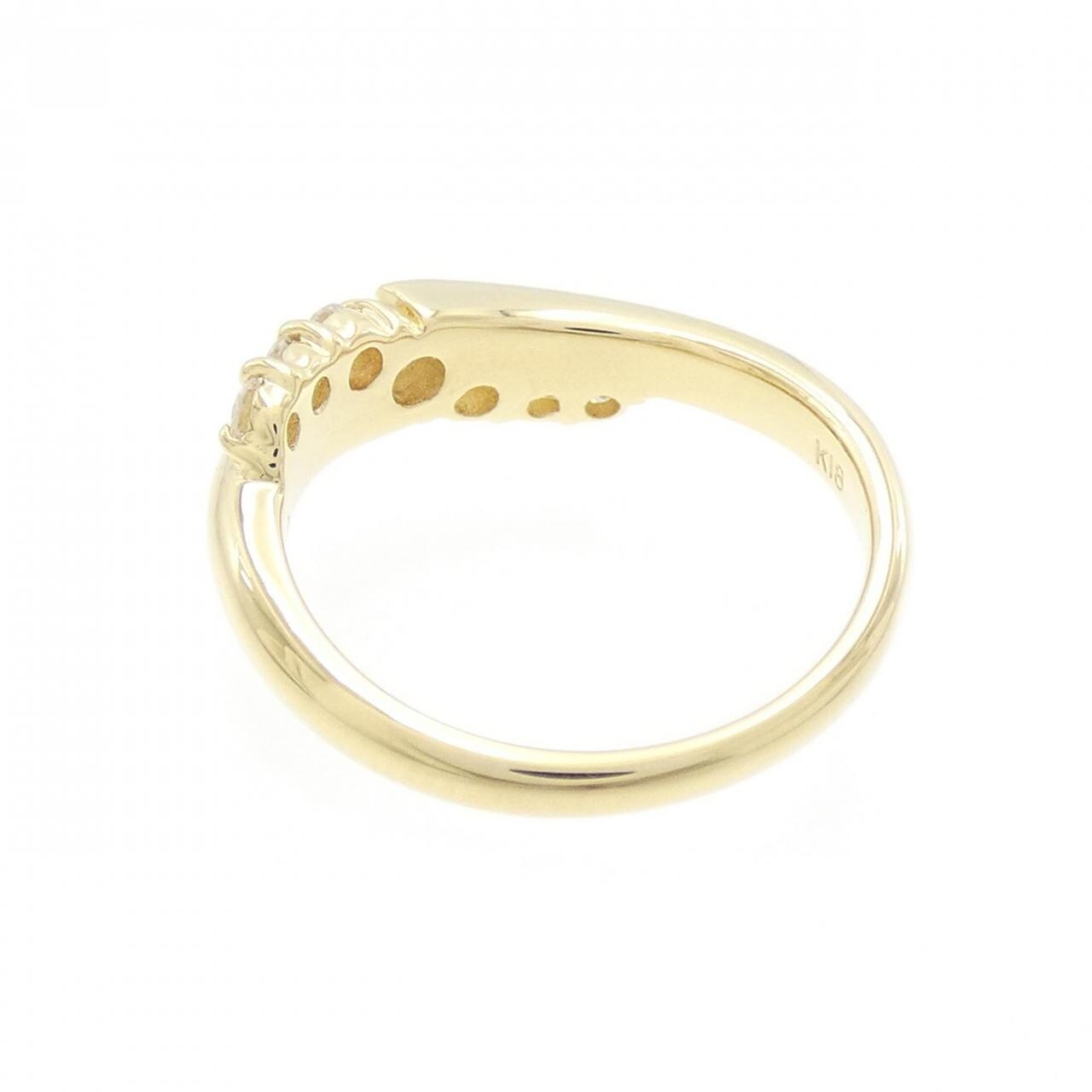 K18YG ダイヤモンド リング 0.33CT