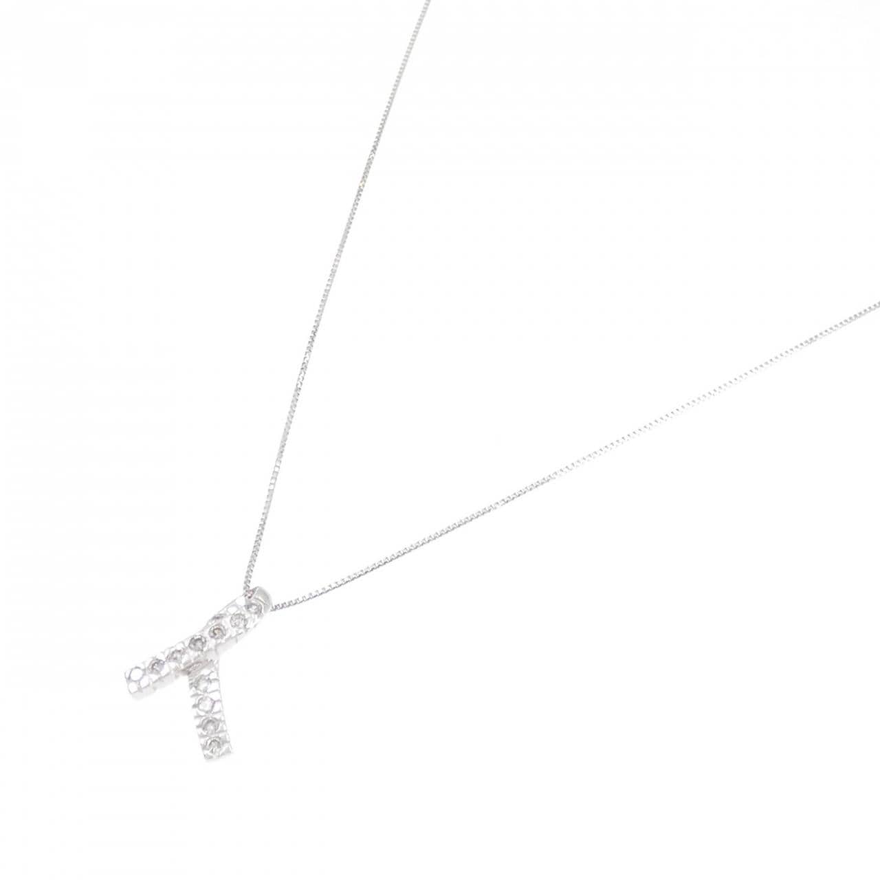 K18WG ダイヤモンド ネックレス 0.20CT