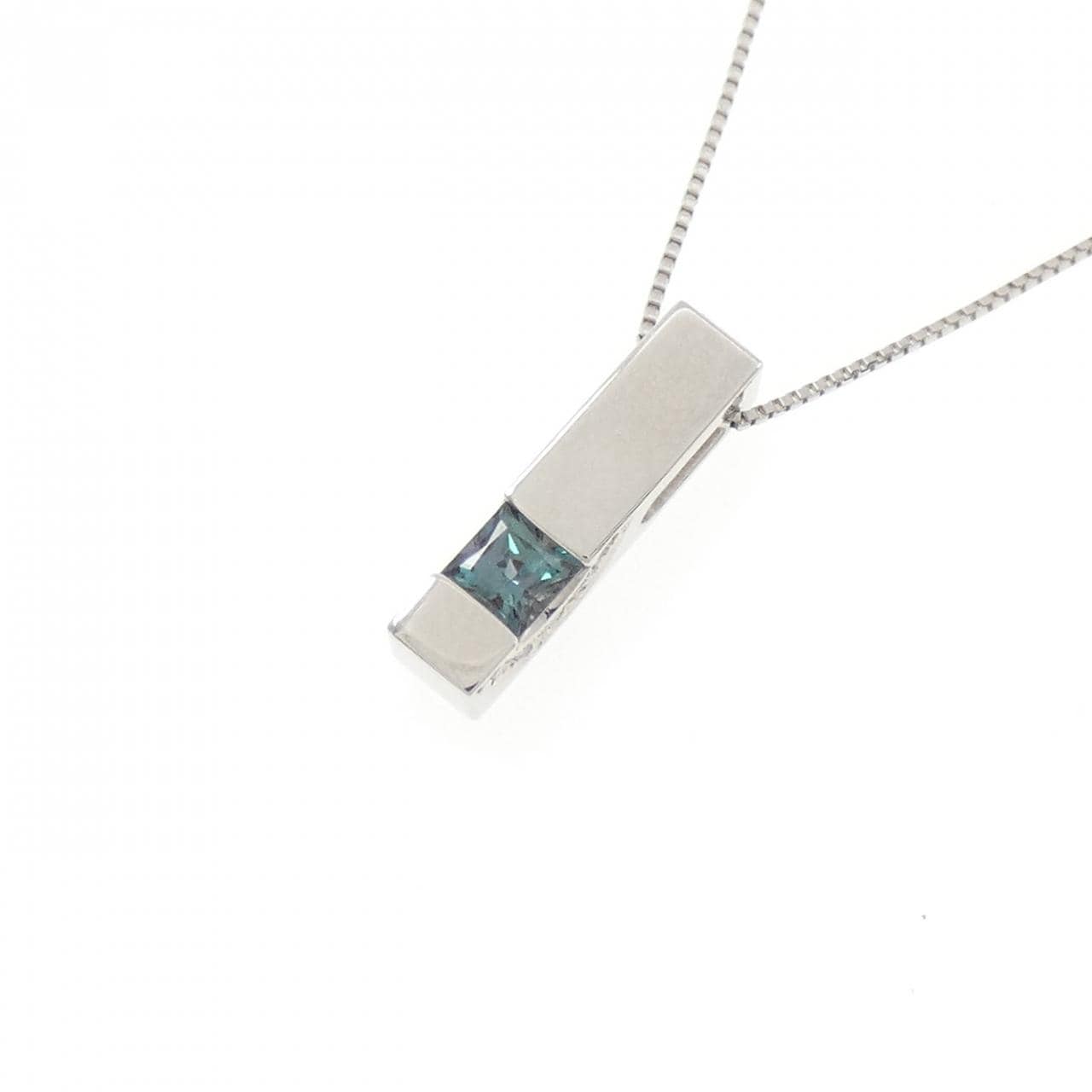 PT900/PT850 アレキサンドライト ネックレス 0.277CT