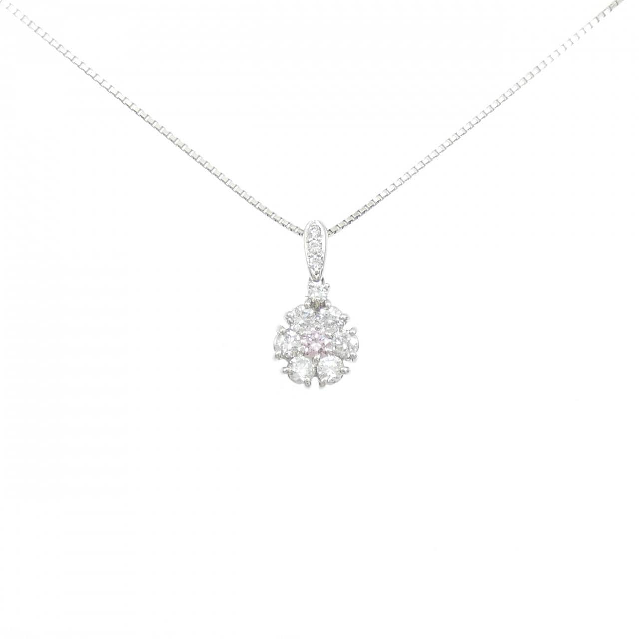 PT900/PT850 ダイヤモンド ネックレス 0.087CT FPP I1