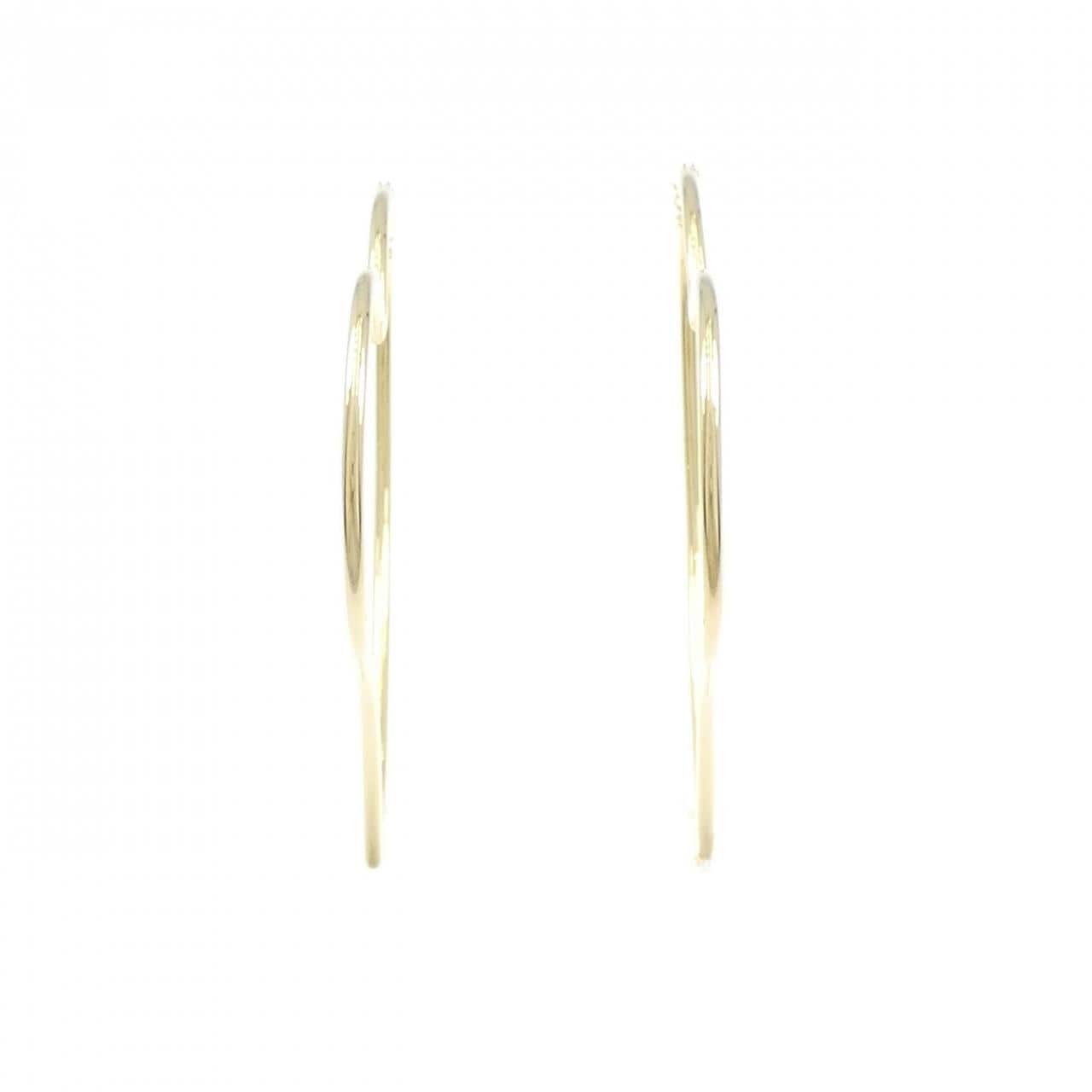 K18YG ハート ピアス