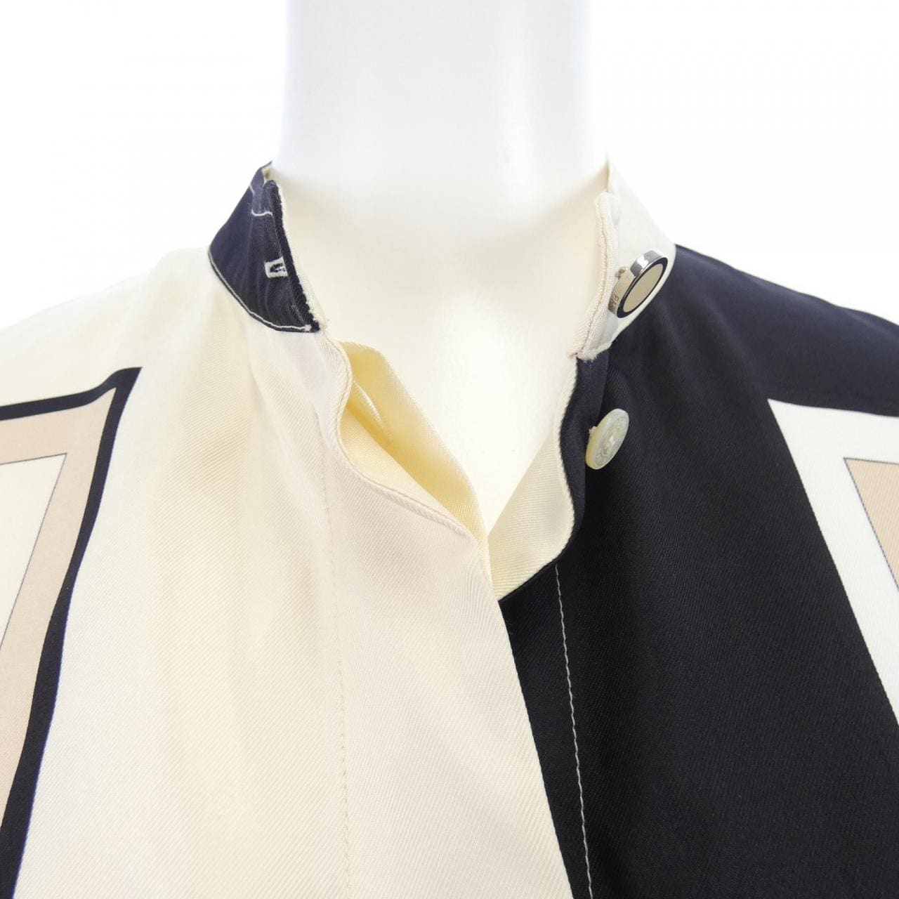 エルメス HERMES EX-LIBRIS 3E0607D7 ツイルレーヌ シャツ