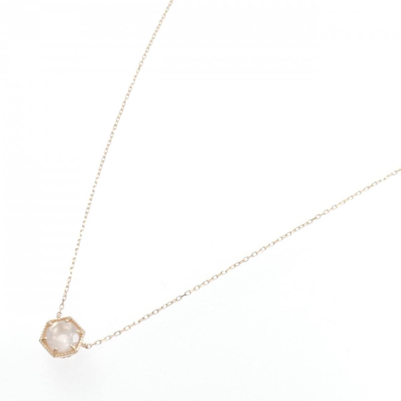 K10PG ローズクオーツ ネックレス