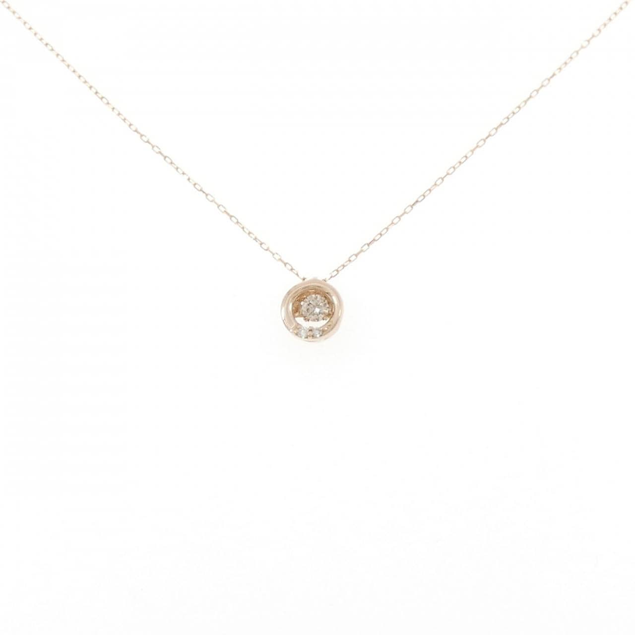 K18PG ダイヤモンド ネックレス 0.05CT