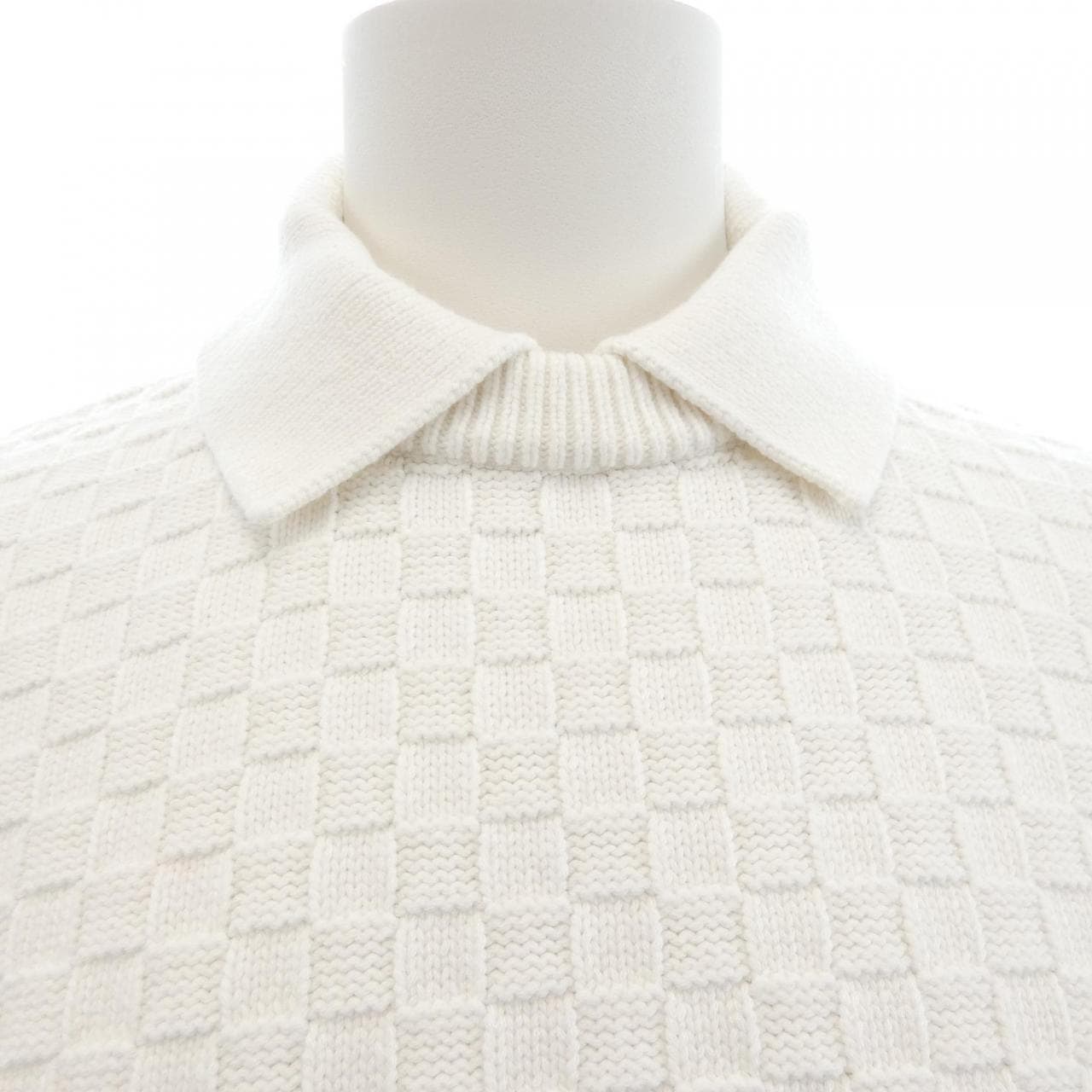 ルイヴィトン LOUIS VUITTON LVダミエウールブレンドプルオーバー HPN63WTZ8 ニット